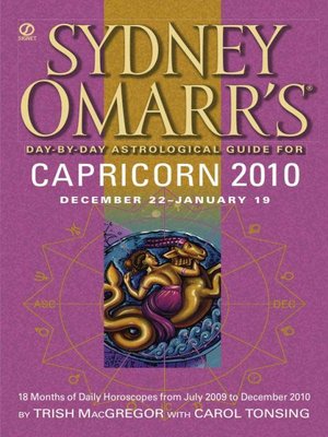 cover image of Sydney Omarr's Day-By-Day Astrological Guide for the Year 2010